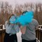 Gender Reveal Burnout Kit | 1 pound bags | Pink and Blue Color Powder with Team Stickers